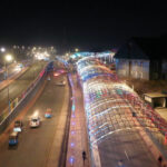 A beautifully lit night view of Abakaliki, the capital of Ebonyi State, featuring modern infrastructure and urban development – highlighting the richest local government in Ebonyi State.
