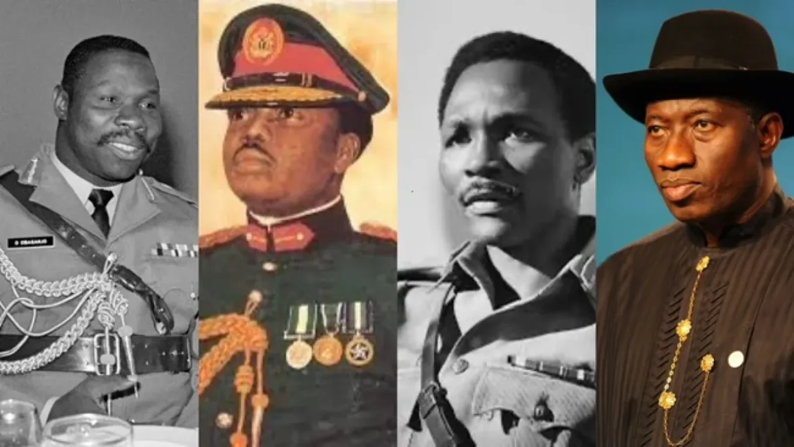 Names of Nigerian Presidents from 1960 Till Date