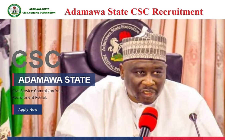 Adamawa State CSC Recruitment 2025