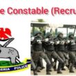 Nigeria Police Recruitment Portal 2025