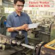 Factory Worker Jobs in UK 2026