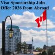 Visa Sponsorship Jobs Offer 2026